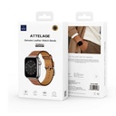 Apple Watch Ultra 49mm Uyumlu Kordon Wiwu Attleage Watchband Hakiki Deri Strap Kayış - 4