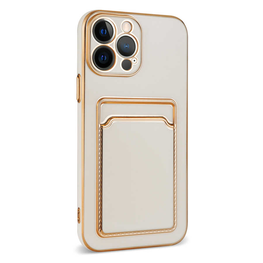 Apple iPhone 13 Pro Max Uyumlu Kılıf Zore Bark Kartlıklı Kapak - 1