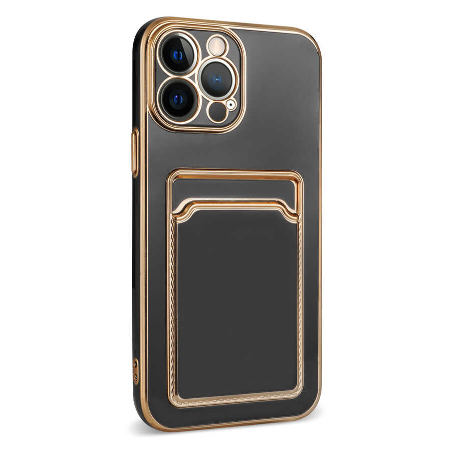 Apple iPhone 13 Pro Max Uyumlu Kılıf Zore Bark Kartlıklı Kapak - 3