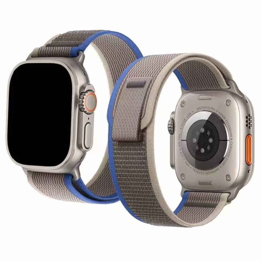 Apple Watch 42mm Uyumlu Zore KRD-77 Hasır Kordon - 1