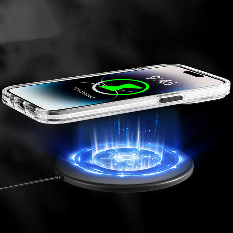 Apple iPhone 14 Pro Uyumlu Kılıf Magsafe Şarj Özellikli Youngkit Pure Serisi Kapak - 4