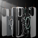 Apple iPhone 14 Pro Max Uyumlu Kılıf Magsafe Şarj Özellikli Youngkit Water-Ink Serisi Kapak - 3