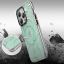 Apple iPhone 14 Pro Max Uyumlu Kılıf Magsafe Şarj Özellikli Youngkit Water-Ink Serisi Kapak - 5