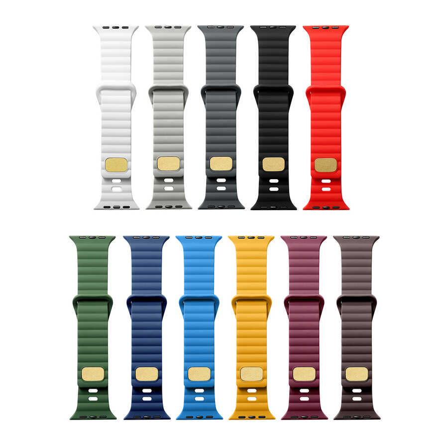 Apple Watch 44mm Uyumlu Zore KRD-73 Silikon Kordon - 3
