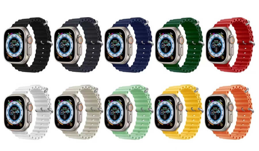 Apple Watch 38mm Uyumlu Zore KRD-75 Silikon Kordon - 11