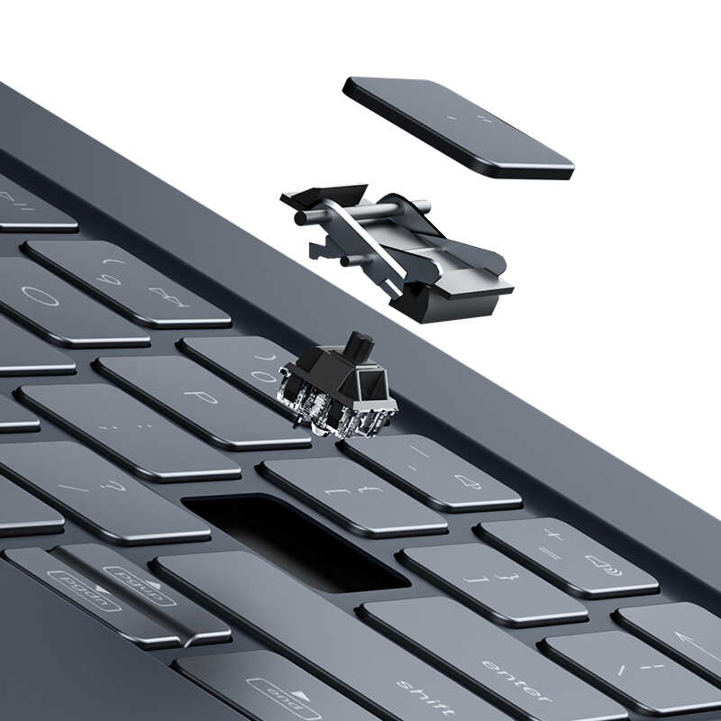 Apple iPad Pro 11 2022 M2 Uyumlu Benks KB01 Kablosuz Klavyeli Kılıf - 7