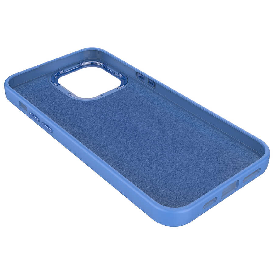 Apple iPhone 14 Pro Uyumlu Kılıf Metal Çerçeve ve Buton Tasarımlı Silikon Zore Luna Kapak - 2