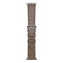 ​​​Apple Watch 44mm Uyumlu KRD-76 PU Deri Kordon Strap Kayış - 3