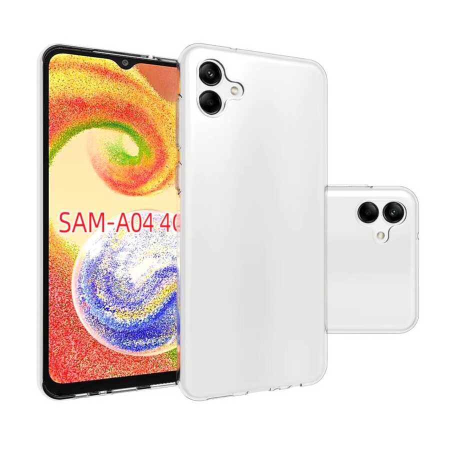 Samsung Galaxy A04 Uyumlu Kılıf Zore Süper Silikon Kapak - 1