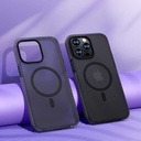 Apple iPhone 14 Pro Uyumlu Kılıf Kenarları Silikon Airbagli Mat Arka Yüzey Benks Icesand Kapak - 6