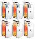 Apple iPhone 12 Uyumlu Kılıf Kamera Korumalı Renkli Çerçeveli Zore Garaj Kapak - 1