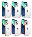 Apple iPhone 13 Uyumlu Kılıf Kamera Korumalı Renkli Çerçeveli Zore Garaj Kapak - 1