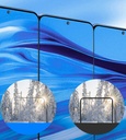 Samsung Galaxy S23 Uyumlu Zore Full Glue Kind Dias Cam Ekran Koruyucu - 3