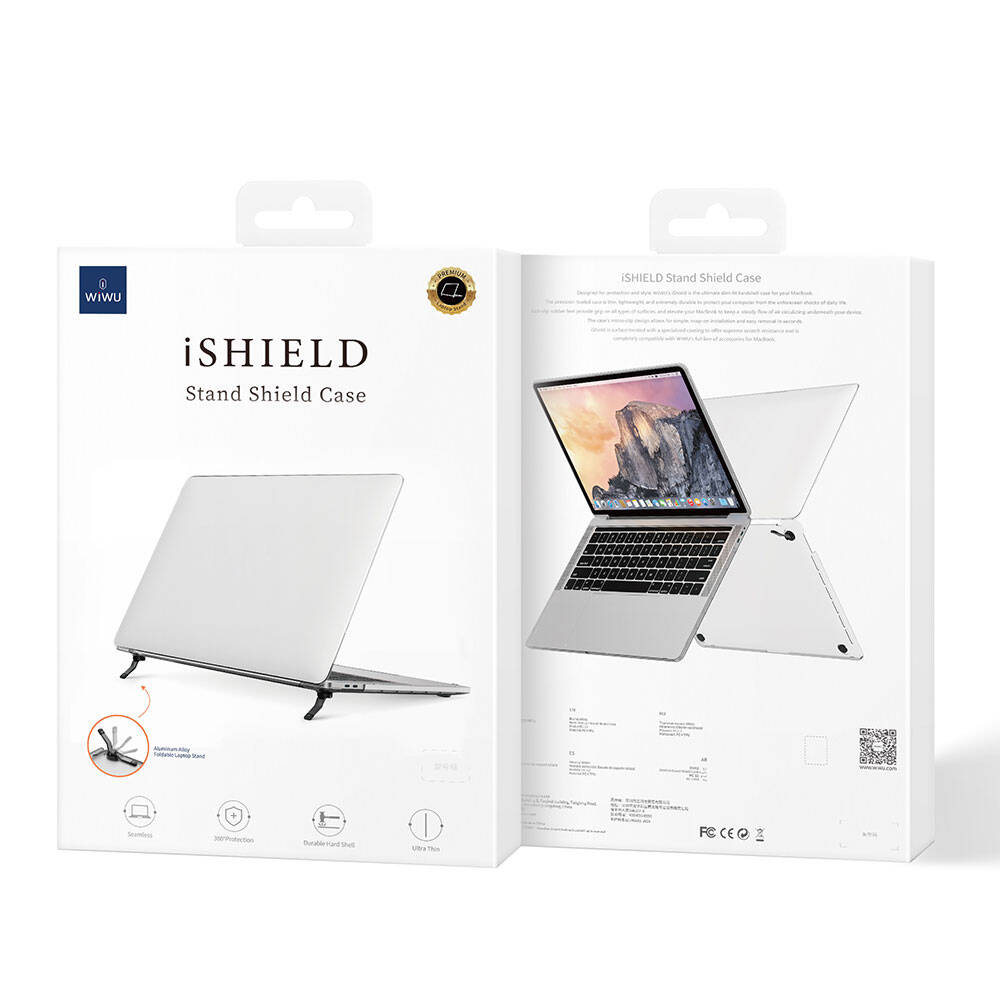 Apple Macbook 13.3" Air 2020 Wiwu Macbook iShield Standlı Shield Kapak - 2