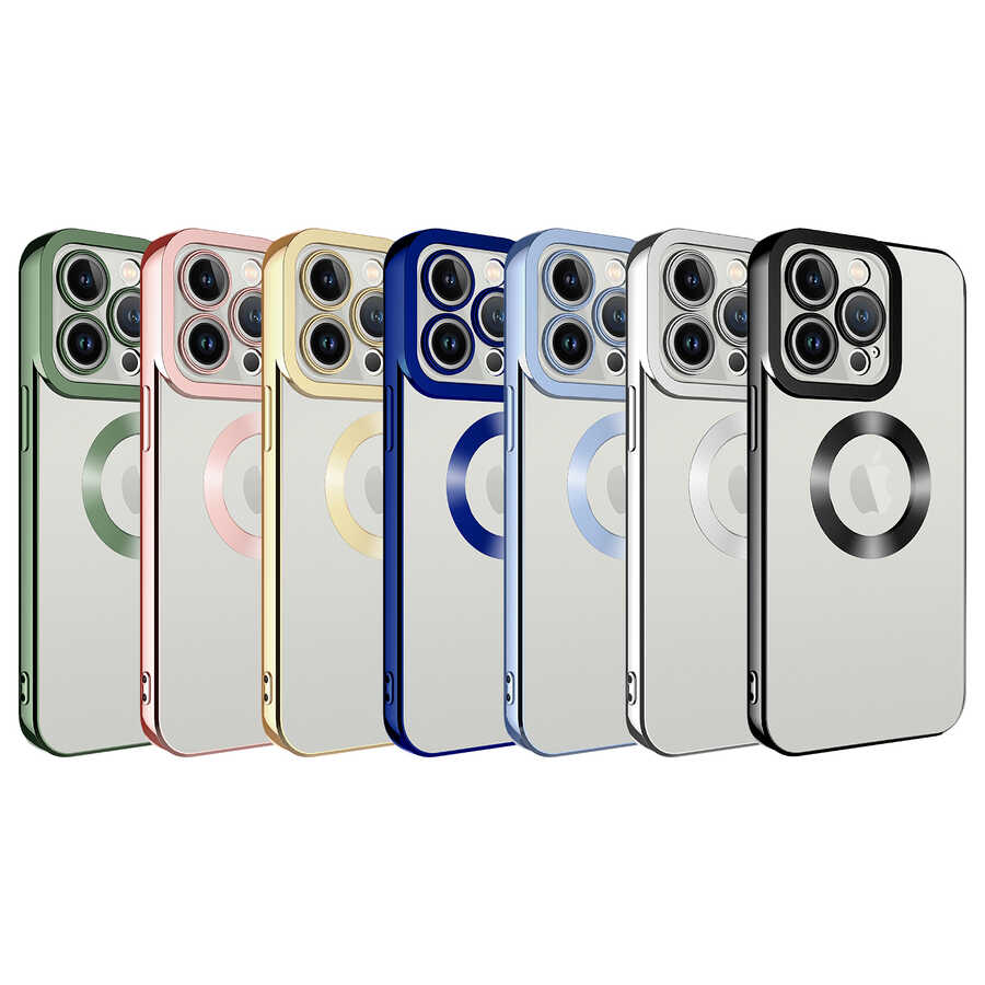 Apple iPhone 11 Pro Max Uyumlu Kılıf Kamera Korumalı Logo Gösteren Zore Omega Kapak - 1