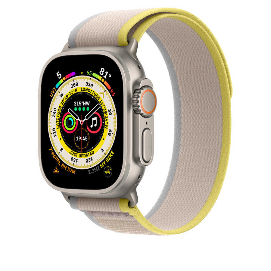 Apple Watch 44mm Uyumlu Wiwu Trail Loop Naylon Örgü İşlemeli Hasır Kordon Strap Kayış - 4