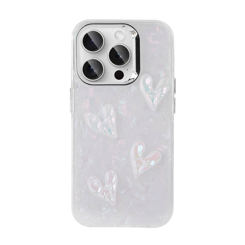Apple iPhone 15 Pro Uyumlu Kılıf Kabartma Figürlü Parlak Zore Eralli Silikon Kapak - 4