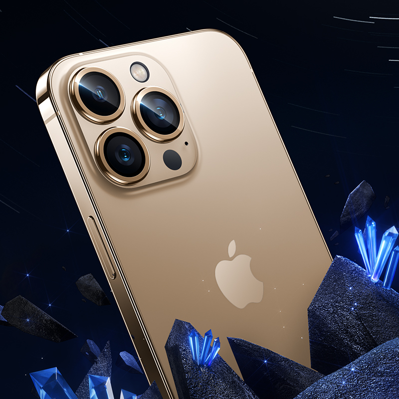 Apple iPhone 14 Pro Uyumlu Benks DR Sapphire Kamera Lens Koruyucu - 1