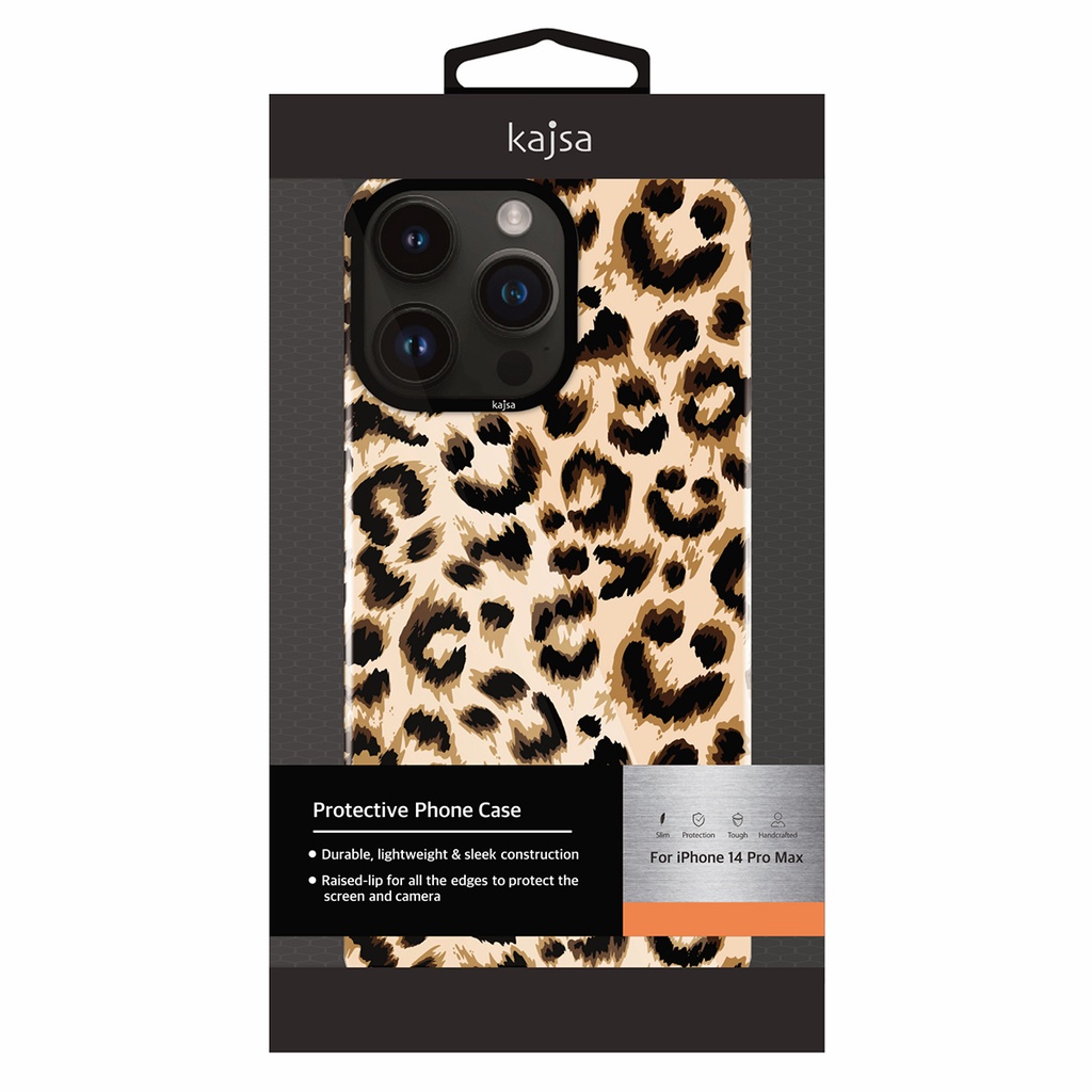 Apple iPhone 14 Pro Uyumlu Kılıf HD Desenli Kajsa Shield Plus Wild Serisi Kapak - 8