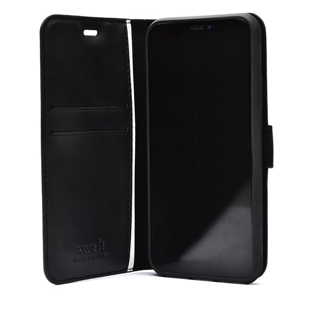 Samsung Galaxy S23 Ultra Uyumlu Kılıf Zore Kar Deluxe Kapaklı Kılıf - 6
