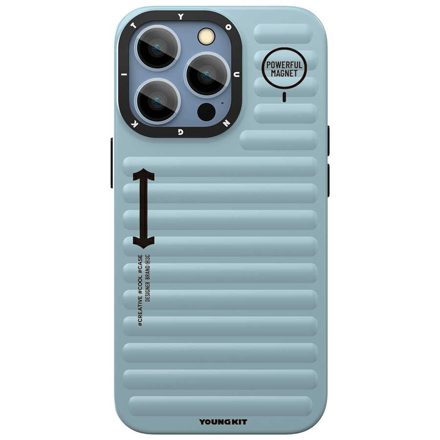 Apple iPhone 12 Pro Max Uyumlu Kılıf YoungKit Plain Coloured Serisi Kapak - 4