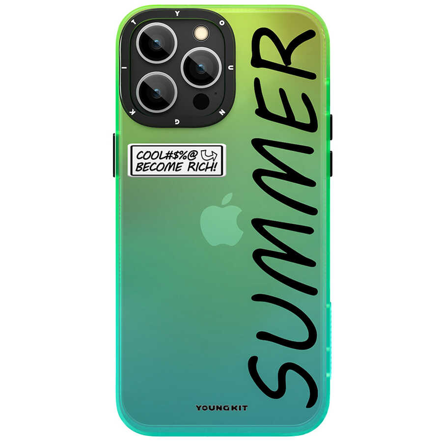 Apple iPhone 12 Pro Max Uyumlu Kılıf YoungKit Summer Serisi Kapak - 2