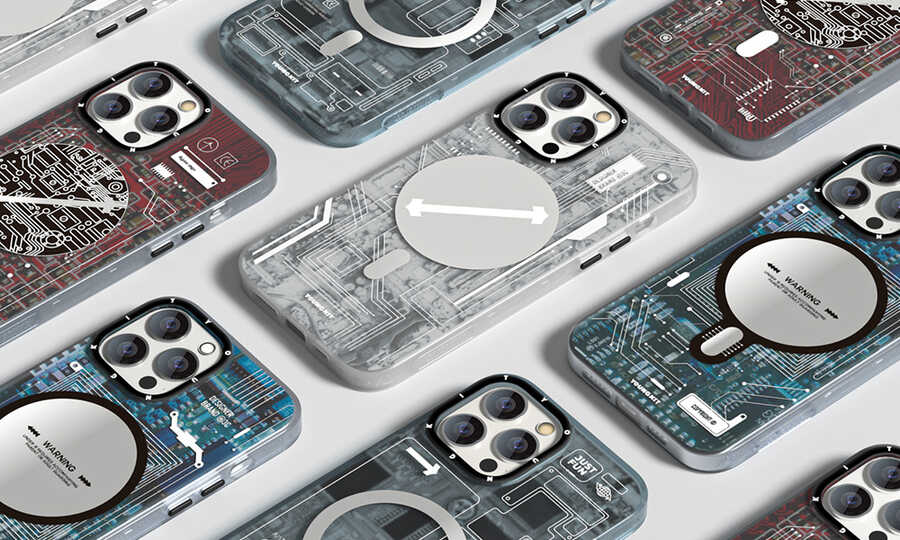 Apple iPhone 12 Pro Max Uyumlu Kılıf YoungKit Technology Serisi Kapak - 7