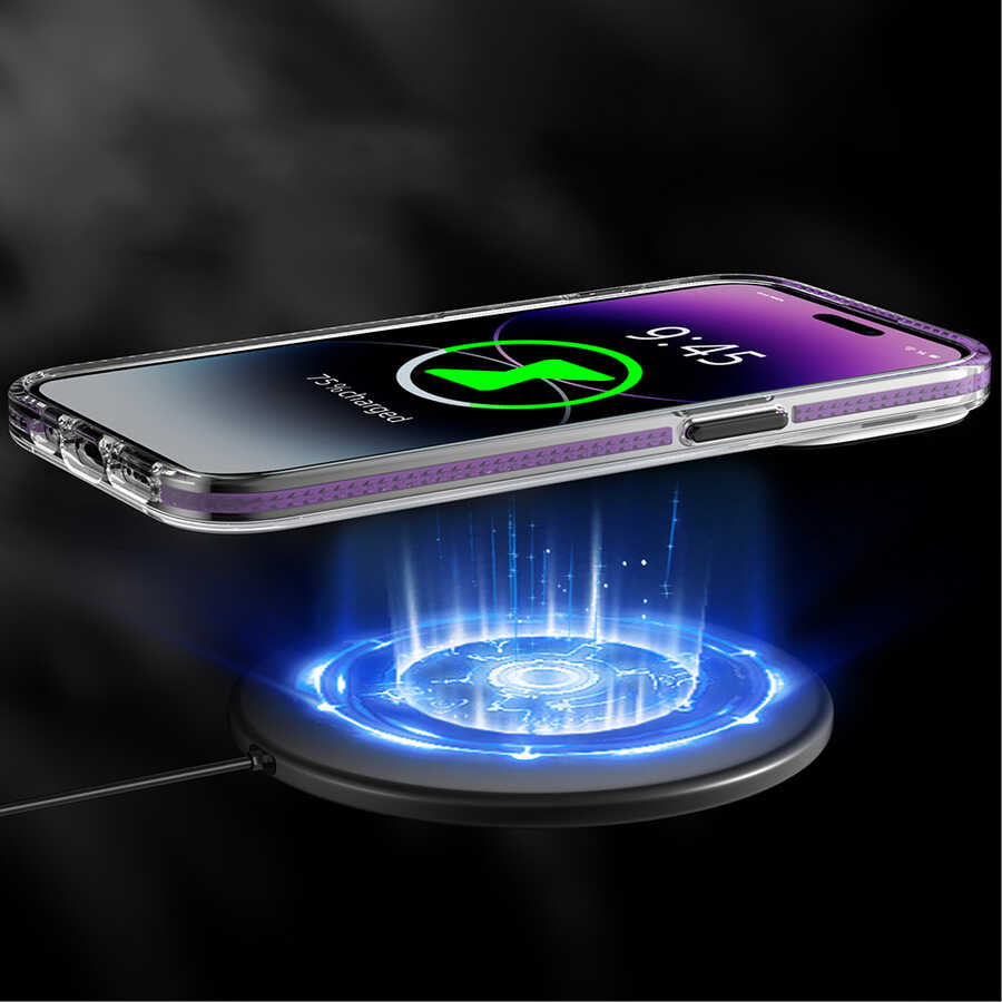 Apple iPhone 12 Pro Max Uyumlu Kılıf Magsafe Şarj Özellikli Youngkit Jane Sand Serisi Kapak - 6