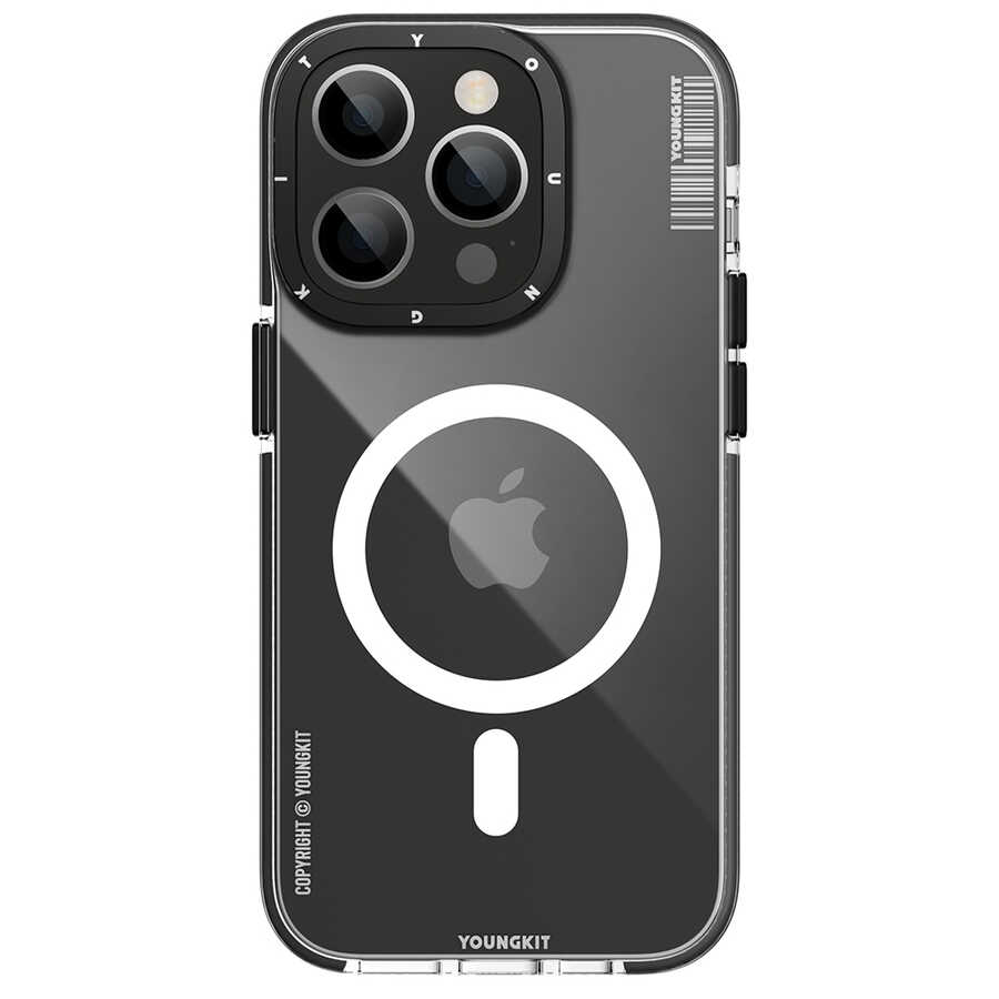 Apple iPhone 12 Pro Max Uyumlu Kılıf Magsafe Şarj Özellikli YoungKit Exquisite Serisi Kapak - 6