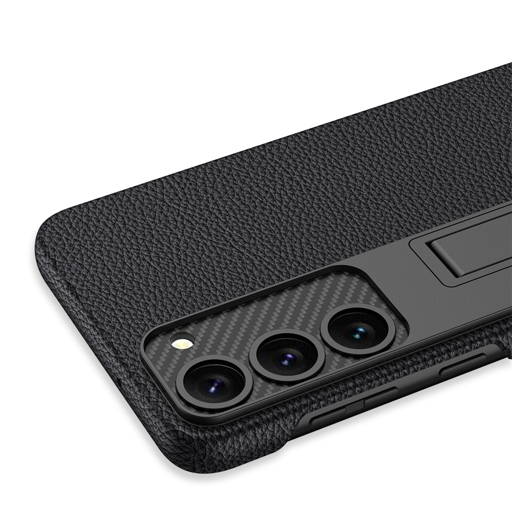 Samsung Galaxy S23 Plus Uyumlu Kılıf Zore Kıpta Standlı Kapak - 5