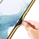 Samsung Galaxy S23 Plus Uyumlu Kılıf Deri Görünümlü Kenarları Elektroplating Kaplama Zore Fizyon Kapak - 4