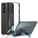 Samsung Galaxy S23 Plus Uyumlu Kılıf Kamera Korumalı Şeffaf Tasarımlı Zore Lego Standlı Kapak - 3