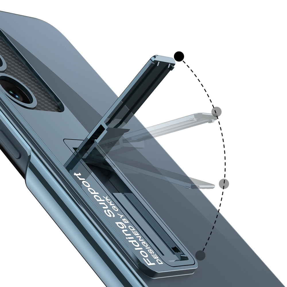 Samsung Galaxy S23 Plus Uyumlu Kılıf Kamera Korumalı Şeffaf Tasarımlı Zore Lego Standlı Kapak - 4