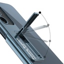 Samsung Galaxy S23 Uyumlu Kılıf Kamera Korumalı Şeffaf Tasarımlı Zore Lego Standlı Kapak - 4