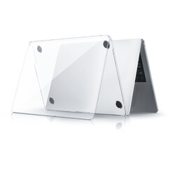 Apple Macbook Pro 16.2 2023 A2780 Uyumlu Wiwu Ultra İnce Sararmayan Şeffaf MacBook Crystal iShield Kapak - 8