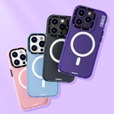 Apple iPhone 13 Pro Uyumlu Kılıf Magsafe Şarj Özellikli Youngkit Colored Sand Serisi Kapak - 8