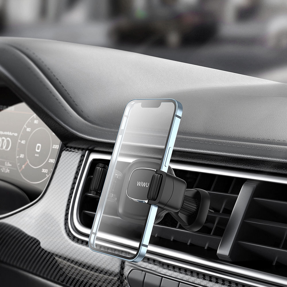 Wiwu CH009 Otomatik Mekanizmalı Havalandırma Tasarım Araç Telefon Tutucu - 5