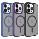 Apple iPhone 12 Pro Uyumlu Kılıf Mat Arka Yüzey Wireless Şarj Özellikli Zore Flet Magsafe Kapak - 1