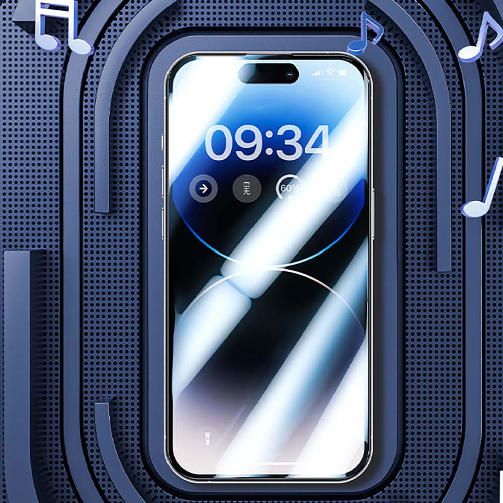 Apple iPhone 13 Pro Max Uyumlu Benks Gaming Anti-Dust Toz Önleyici Mat Cam Ekran Koruyucu - 6