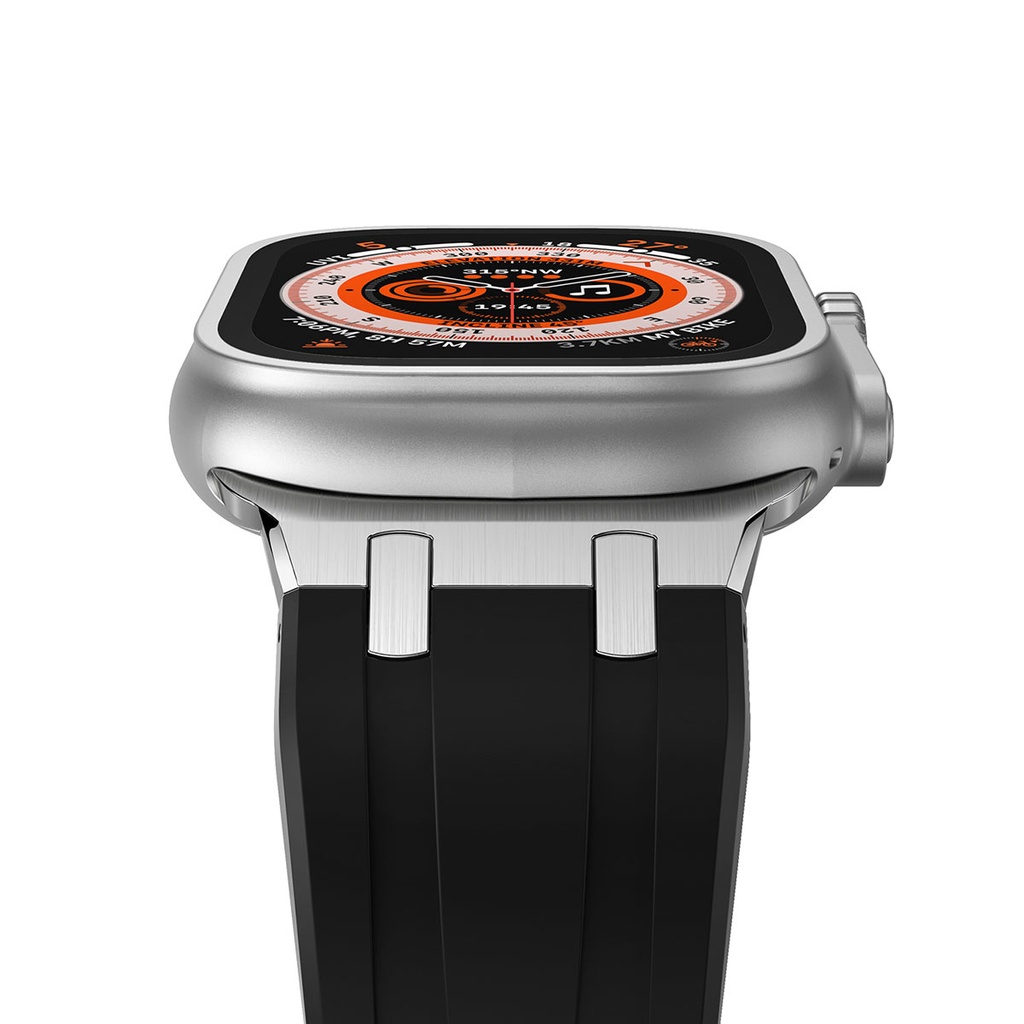 Apple Watch 7 45mm Uyumlu Zore KRD-89 Silikon Kordon - 22