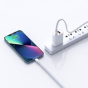 Wiwu Bravo Wİ-C004 Yassı Tasarım 20W Hızlı Şarj Özellikli Type-C to Lightning PD Kablo 1M - 7