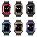 Apple Watch 44mm Uyumlu Zore KRD-88 Sert PC Kasa Koruyuculu Silikon Kordon - 1