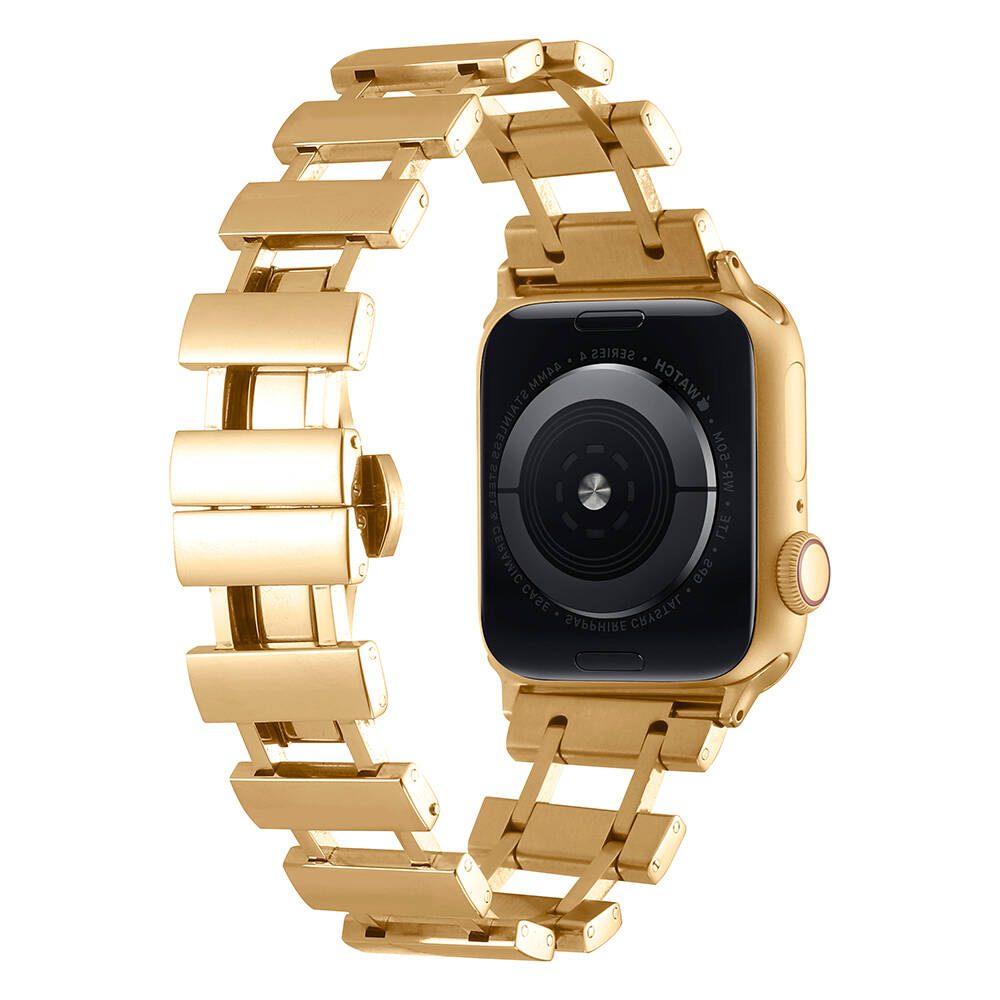 Apple Watch 44mm Uyumlu Zore KRD-96 Metal Kordon