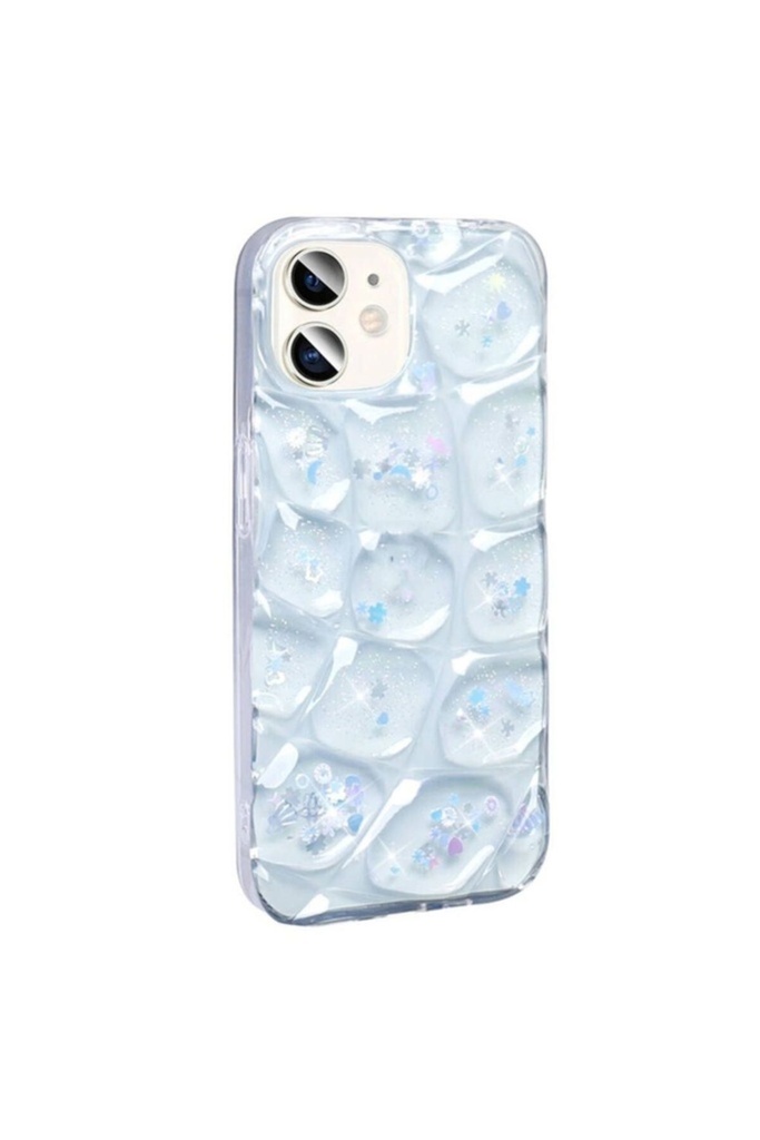 Apple iPhone 11 Uyumlu Kılıf Simli 3D Desenli Zore Hacar Kapak