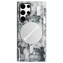 Samsung Galaxy S23 Ultra Uyumlu Kılıf M-safe Şarj Özellikli YoungKit Technology Serisi Kapak