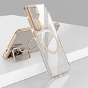 Samsung Galaxy S24 Uyumlu Kılıf M-safe Şarj Özellikli Wlons Standlı Efsane Kapak