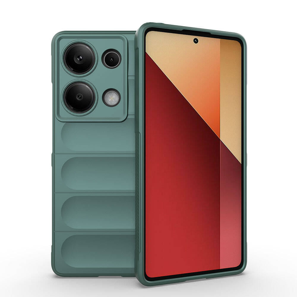 Redmi Note 13 Pro 4G Uyumlu Kılıf Esnek TPU Oyuklu Arka Yüzey Tasarımlı Zore Etnik Silikon Kapak