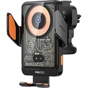 Recci RHO-C38 Mars Serisi M-safe Şarj Özellikli Mavi Işık Göstergeli Araç Telefon Tutucu