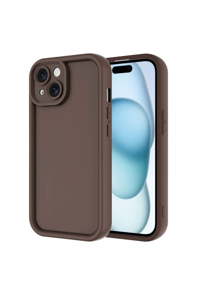 Apple iPhone 13 Uyumlu Kılıf Kamera Korumalı Zore Ananas Kapak