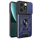 Tecno Spark Go 2024 Uyumlu Kılıf Magnetik Standlı Kamera Korumalı Zore Sürgülü Vega Kapak